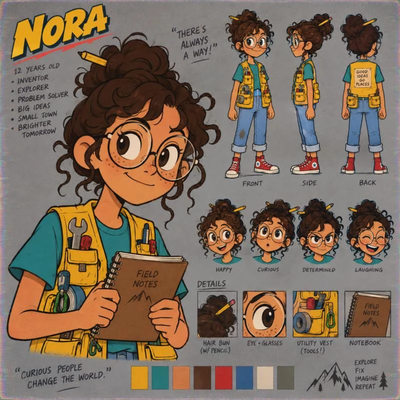 Nora’s reference sheet