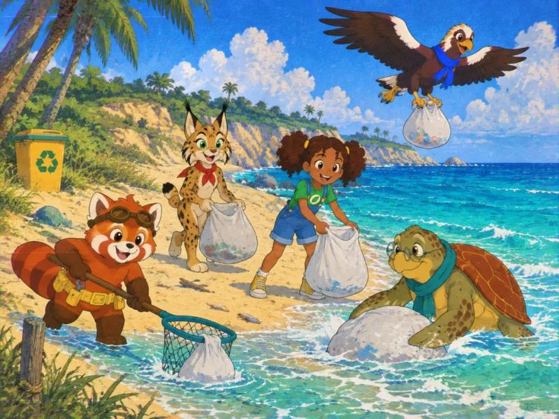 Beach clean-up