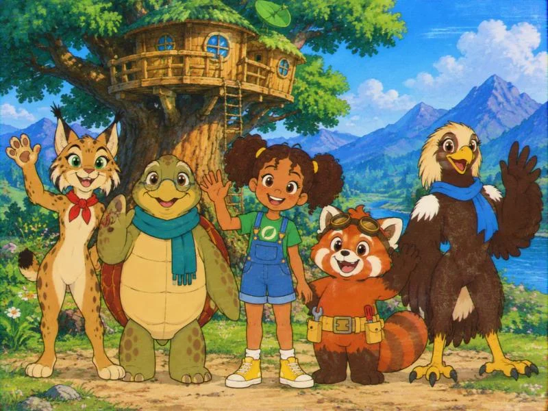 The five characters